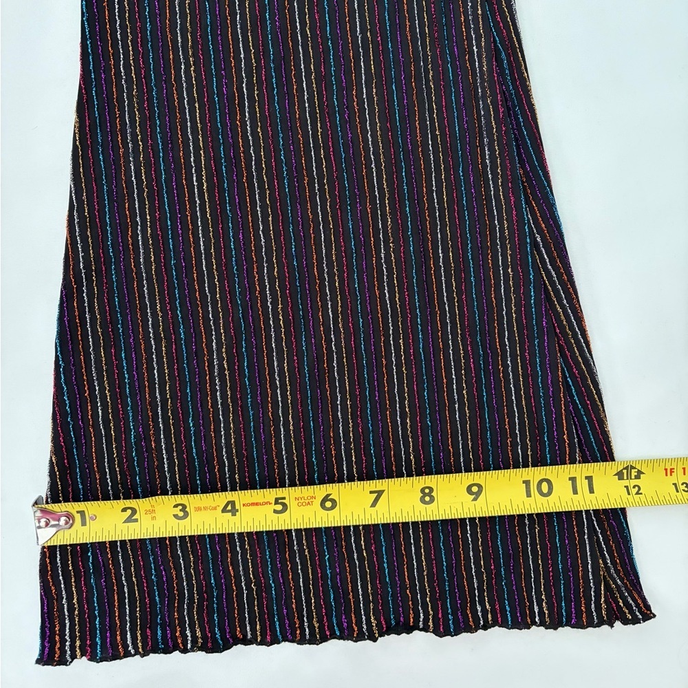 REVOLVE House of Harlow 1960 Lora Pants in Noir Flare Metalic Stripes size Small - Picture 9 of 13